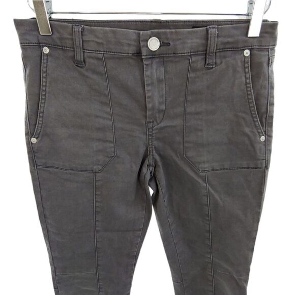 Blank NYC zipper ankle gray-green pants size 28 - Picture 6 of 9